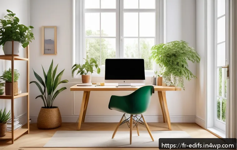 멀티모달 학습의 시간 관리 전략 - A bright, minimalist home study workspace designed for optimal concentration, featuring a clean wood...